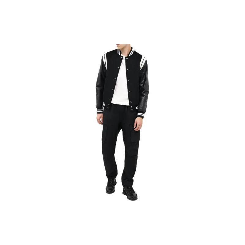 Valentino Jackets Coats Men's Black-1