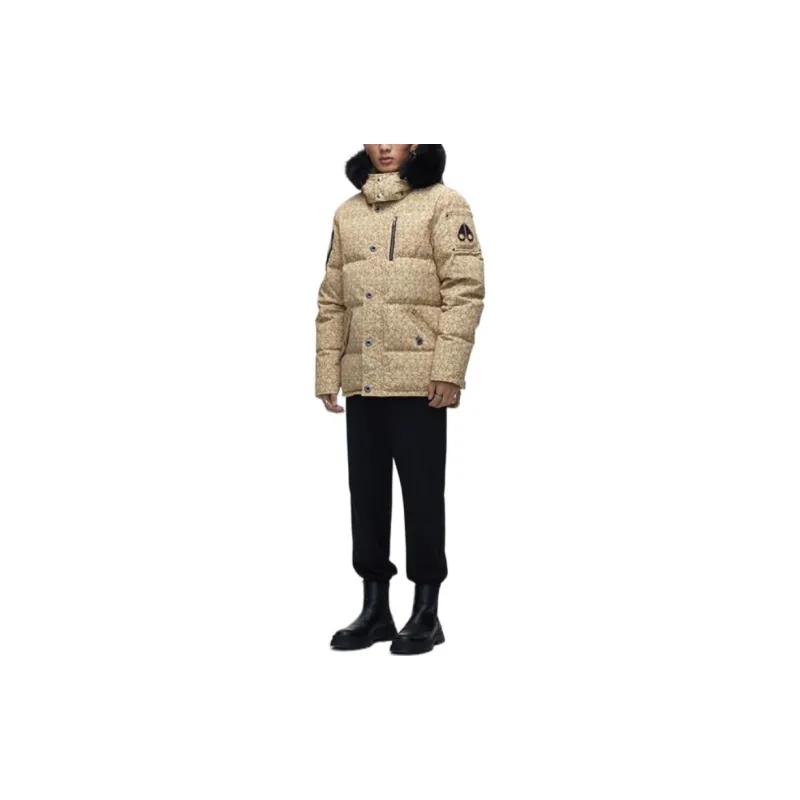 Lining X Moose Knuckles Moose Knuckles X Li Ning Down Jackets Men Khaki-2
