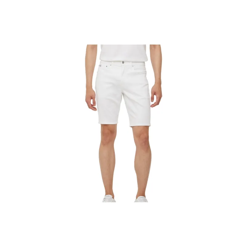 CALVIN KLEIN Denim Shorts Men's White-3