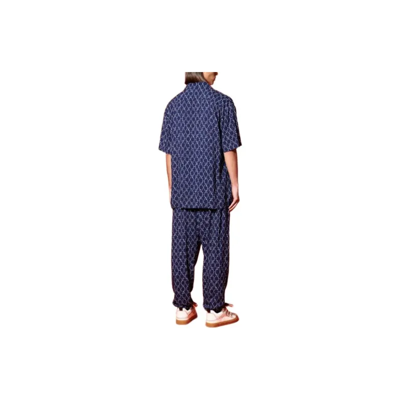 Marcelo Burlon Stitch Cross-print Pajama Shirt-3