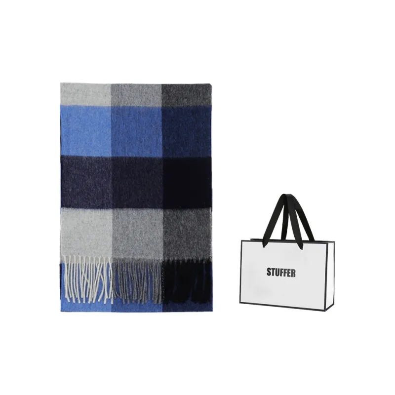 STUFFER 100% Pure Wool Knit Scarves Unisex-16