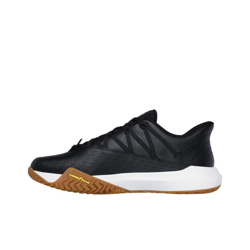 Skechers Viper Court Anti-Slip Wear-Resistant Low-Top Pickleball Shoes Men's Black-1