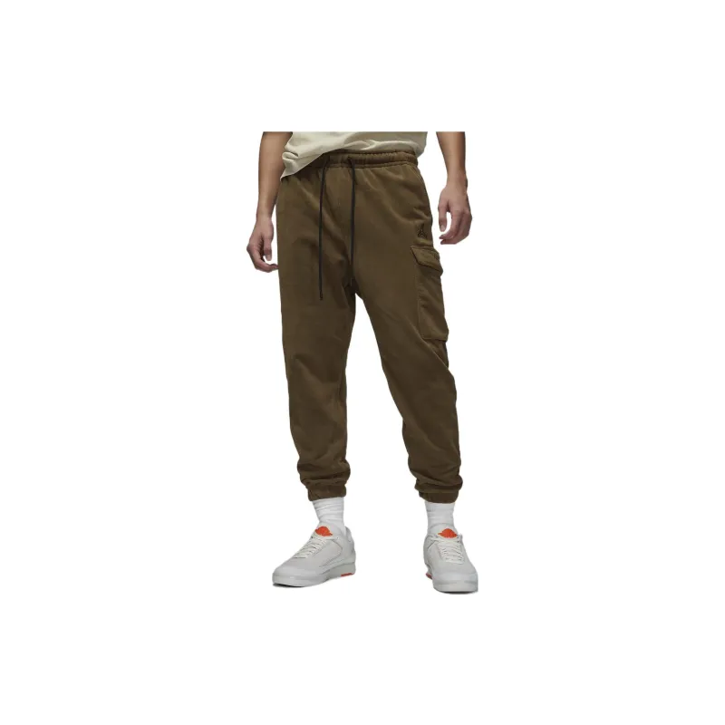 Jordan Knitted Sweatpants Men Brown-2