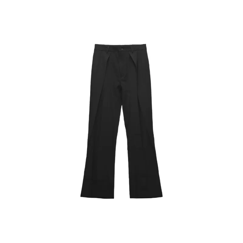 RAYSHOW Suit Trousers Men Black-1