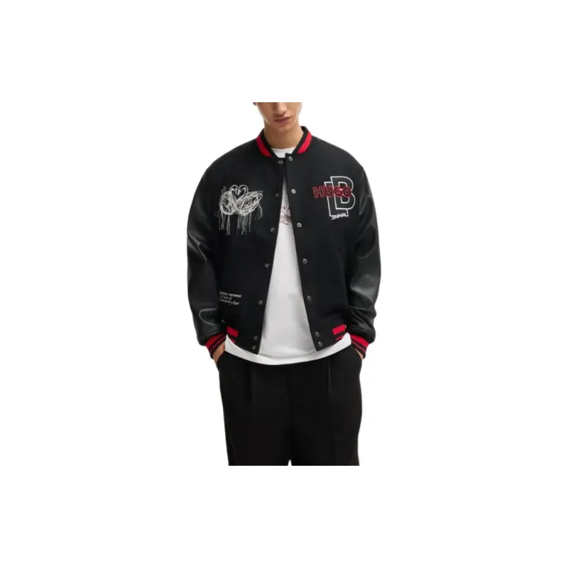 HUGO BOSS Jackets Coats Men's Black-1