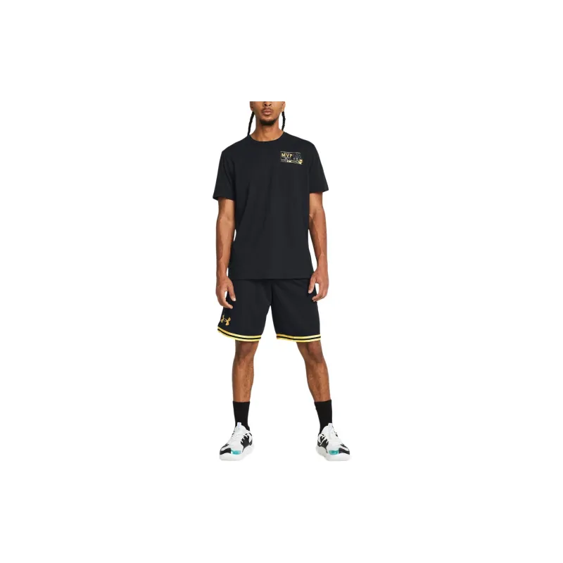 Under Armour Casual Shorts Men's Black Gold-1