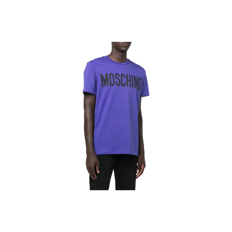 MOSCHINO T Shirts Men Purple-3