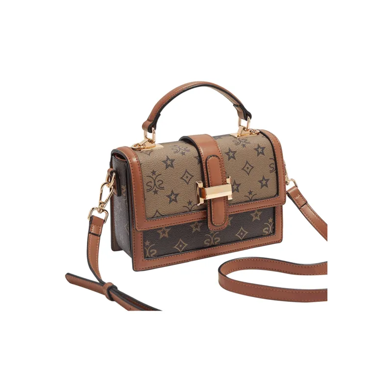 FOXER Synthetic Leather Casual Niche Versatile Design Driven Commute One Shoulder Handbag Regular Women's Coffee-1