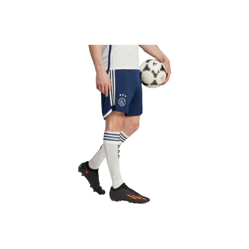 Adidas AJAX AMSTERDAM 23/24 AWAY SHORTS Soccer Bottoms Men's Preppy Marine Blue-2