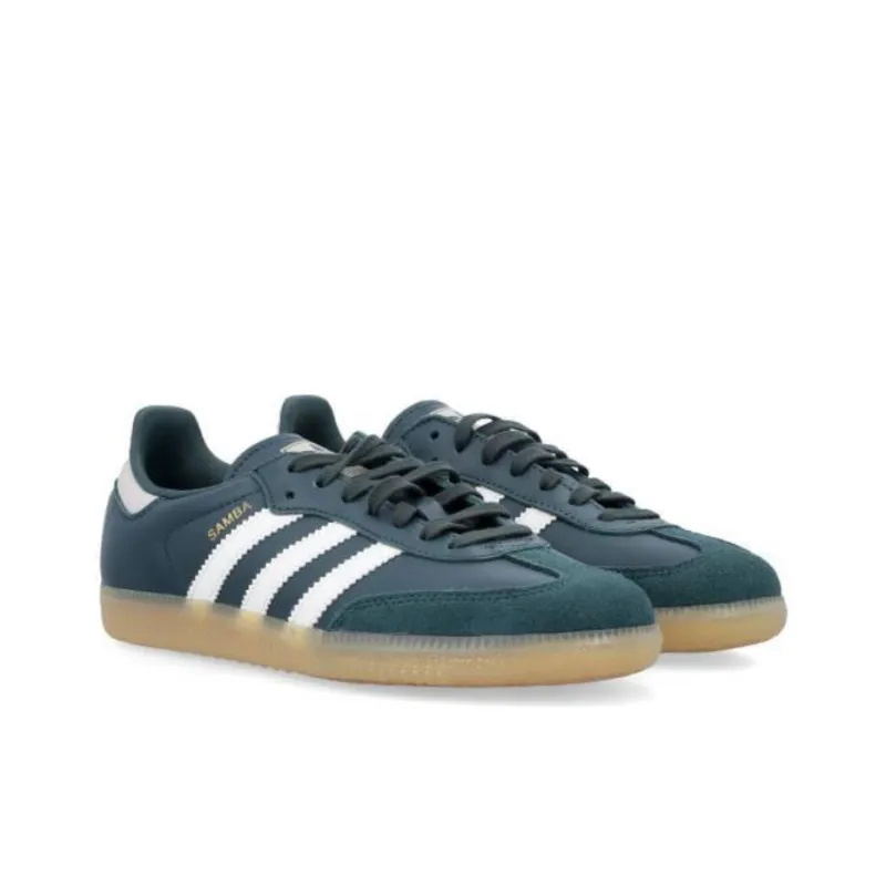 Samba Adidas Originals Og J 'Mineral Green' Women's-4