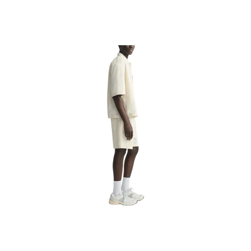ZARA Casual Shorts Men's Frosted White-3
