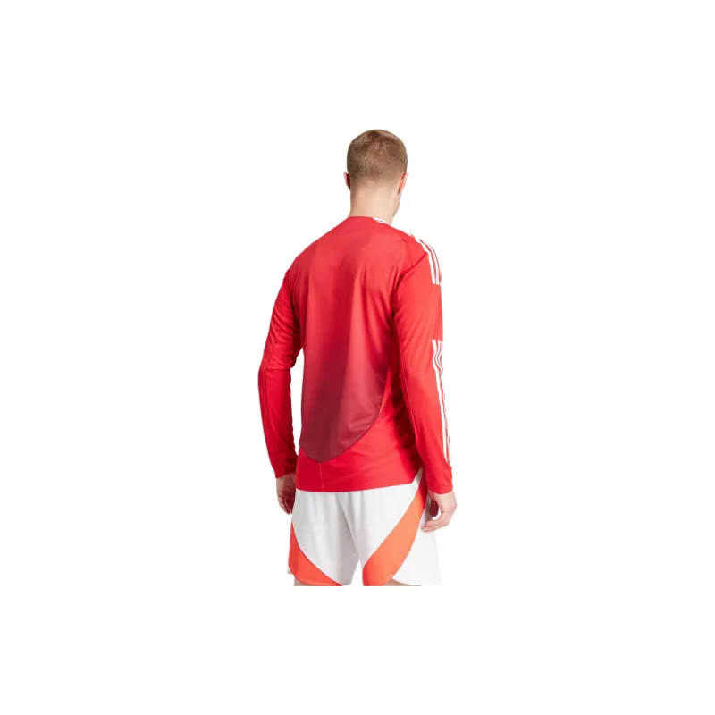 Adidas Free Shipping With AdiClub Manchester United 24/25 Long Sleeve Home Authentic Jersey-4
