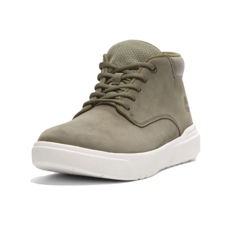Timberland Support Mid Top Skateboard Shoes Men's Dark Green-1