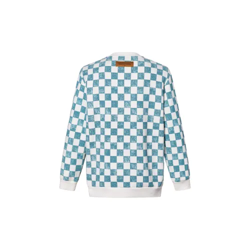 LOUIS VUITTON Damier Printed Crewneck 