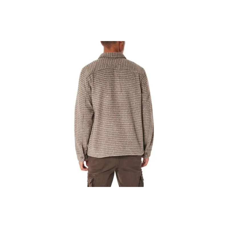 Hollister Jacket Men's Brown Pattern-2
