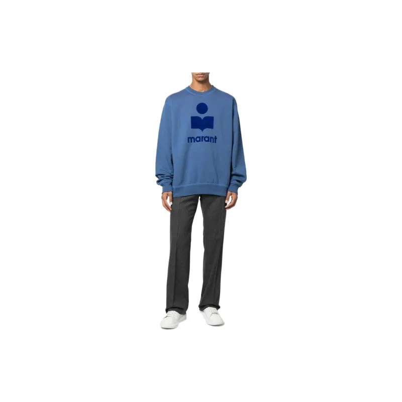 ISABEL MARANT Sweatshirts Men Blue-1