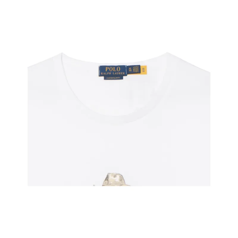 Polo Ralph Lauren T Shirts Men White-4