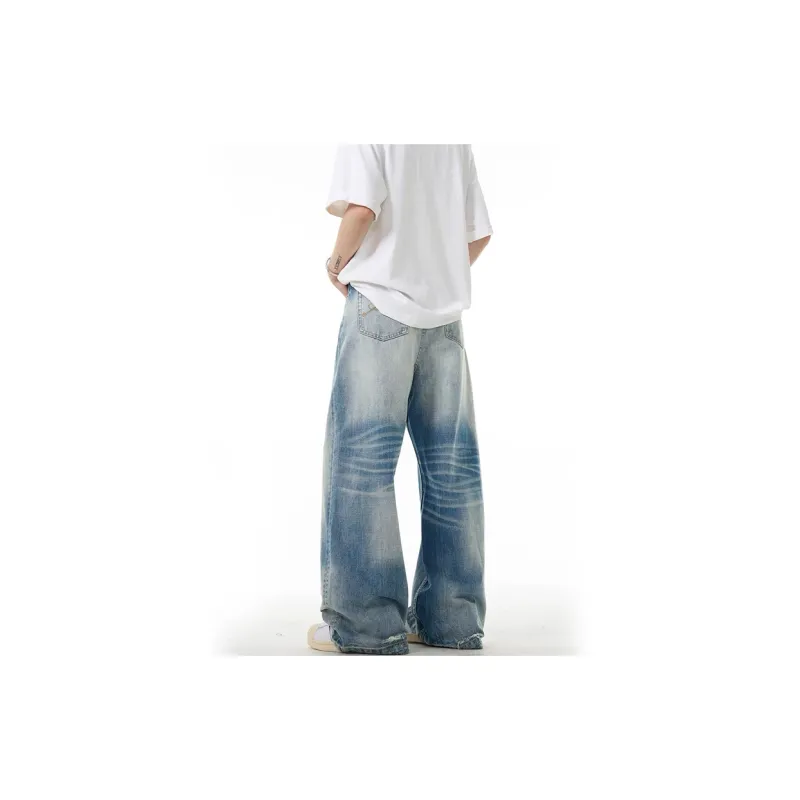 GBXM Jeans Unisex Washed Blue-4
