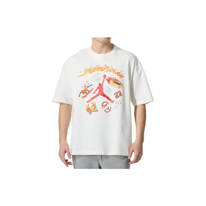 Jordan Jumpman SS24 T Shirt Men's White-3