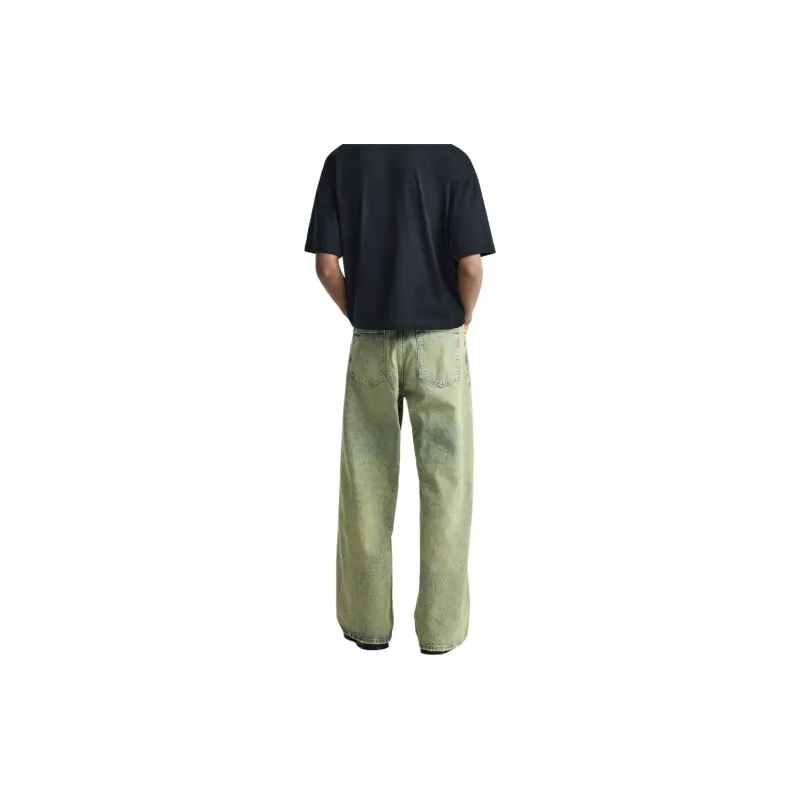 ZARA Jeans Men Yellow-2