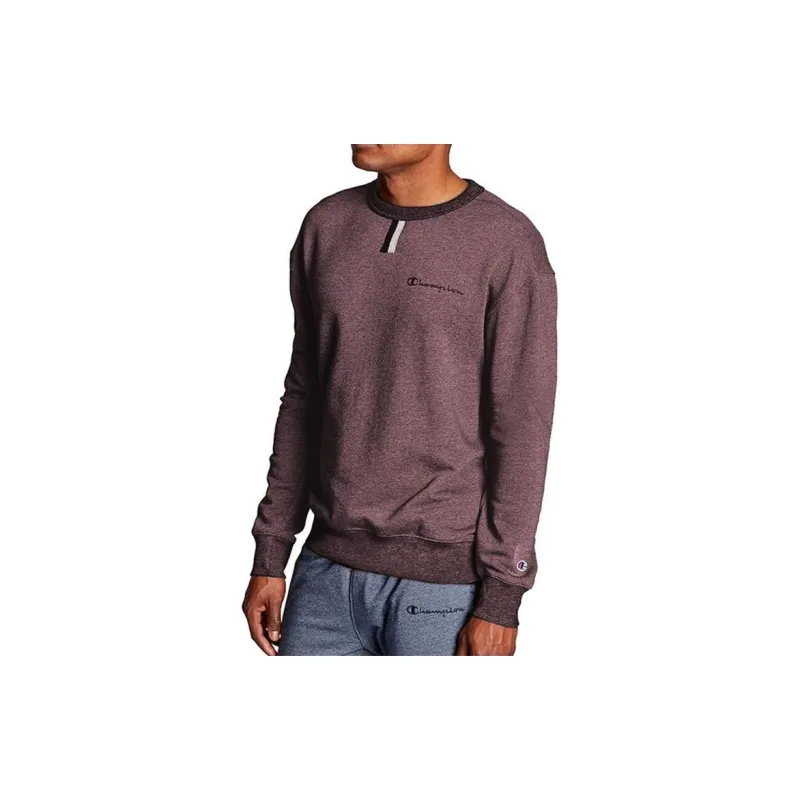Champion Moderate Crew Neck Loose Fit Regular Sweatshirt US Version Unisex Burgundy-2