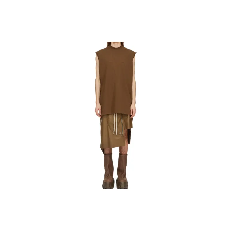 RICK OWENS Splintered Tarp Vest-2