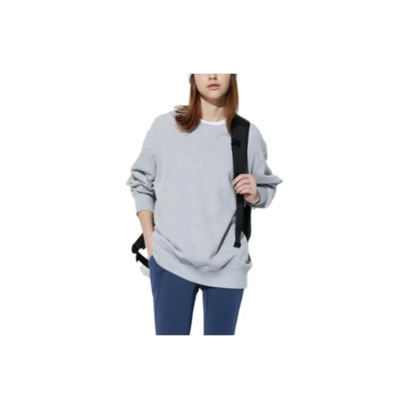UNIQLO Sweatshirt Unisex Sky Gray-1
