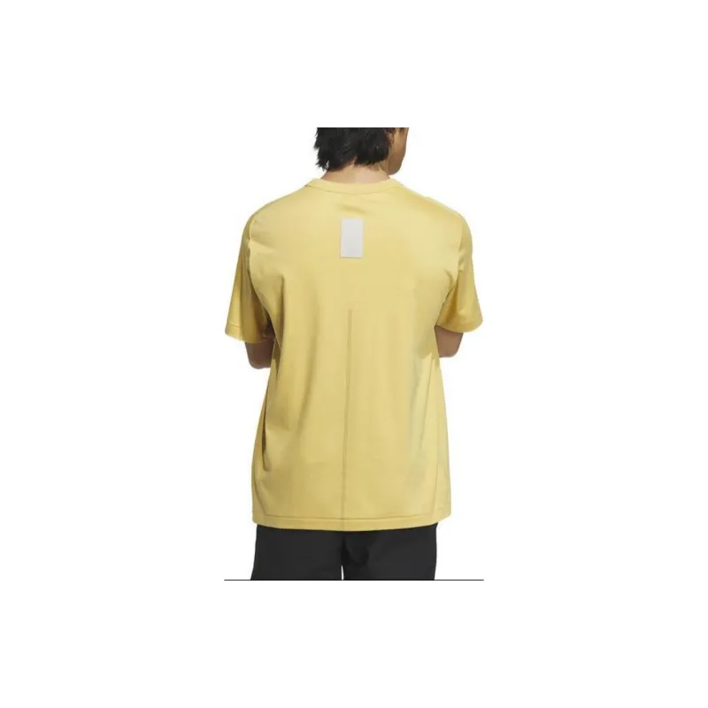 Adidas SS24 T Shirt Men's Yellow-2