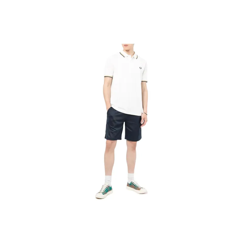 FRED PERRY Polo Shirts Men White-2