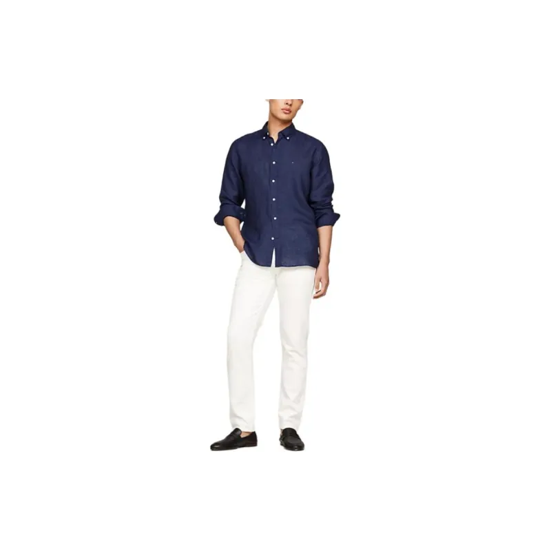 Tommy Hilfiger Dyed Linen Shirt-1