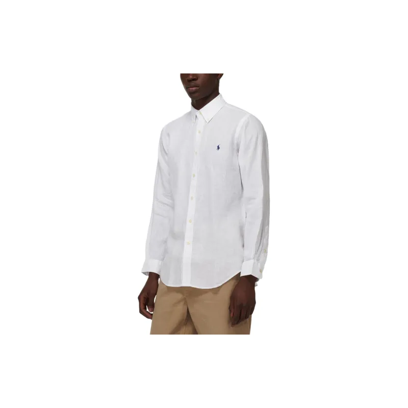 Polo Ralph Lauren Logo Embroidered Long Sleeved Shirt-1