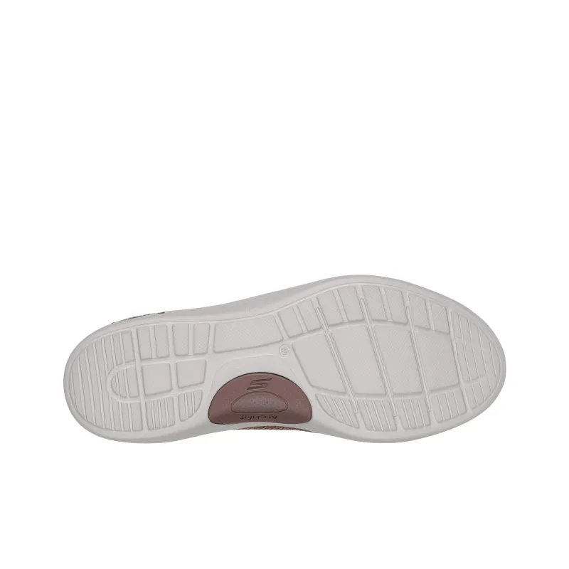 Skechers Arch Fit Anti-Slip Wear-Resistant Low-Top Casual Shoes Women's Dark Red-4