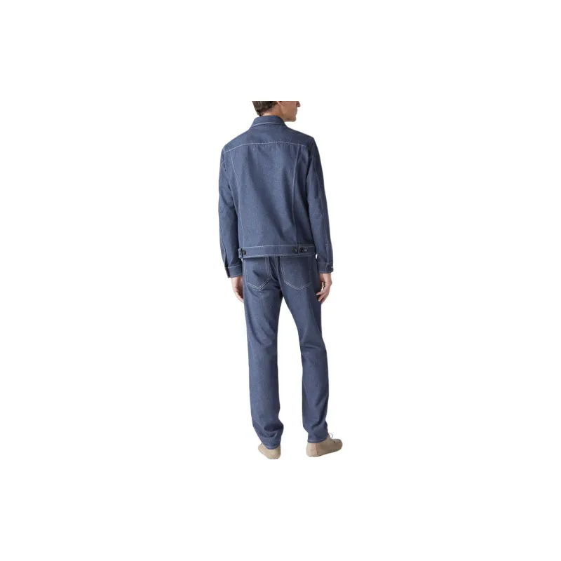 Loro Piana Jackets & Coats Men's Cresting Wave Blue-4