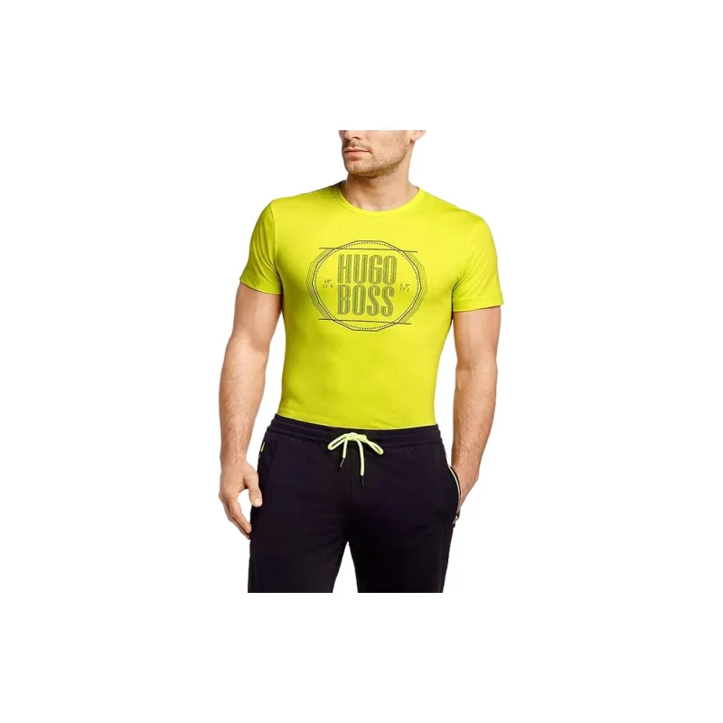 HUGO BOSS T Shirts Men Yellow-1