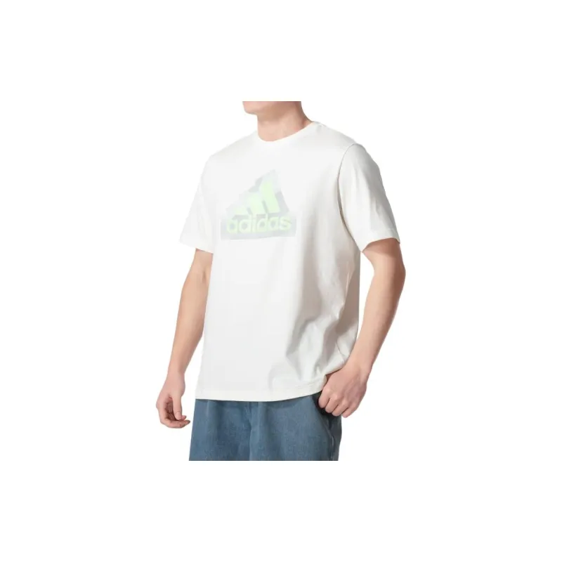 Adidas Set-in Sleeve T-Shirt Men's White-3