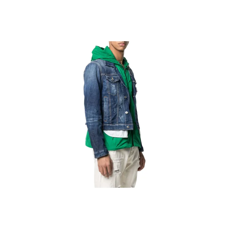 DSQUARED 2 Denim Jackets Men Blue-1