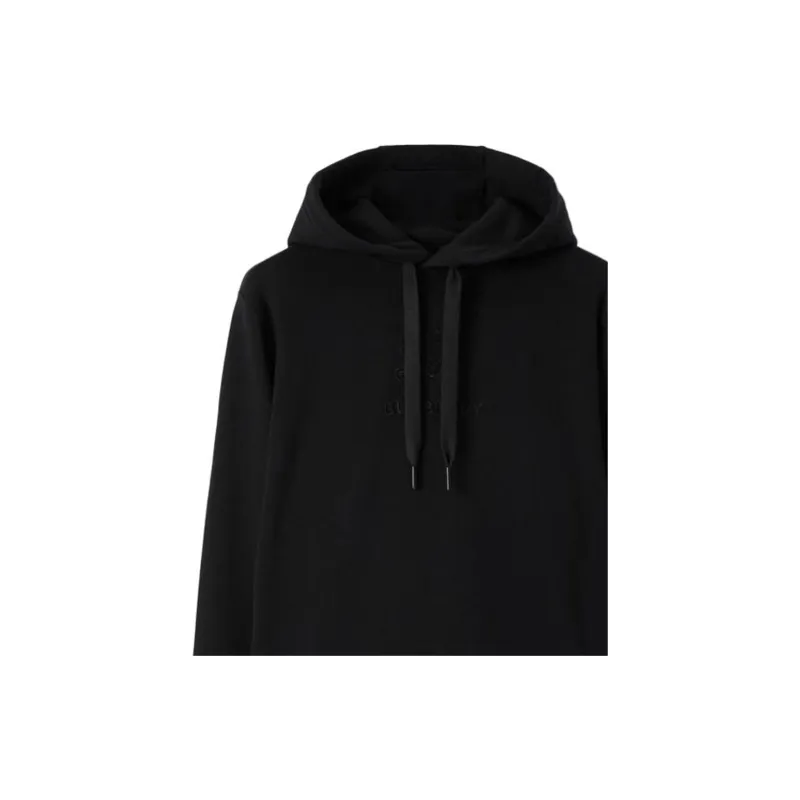 Burberry Embroidered Ekd Cotton Hoodie-3