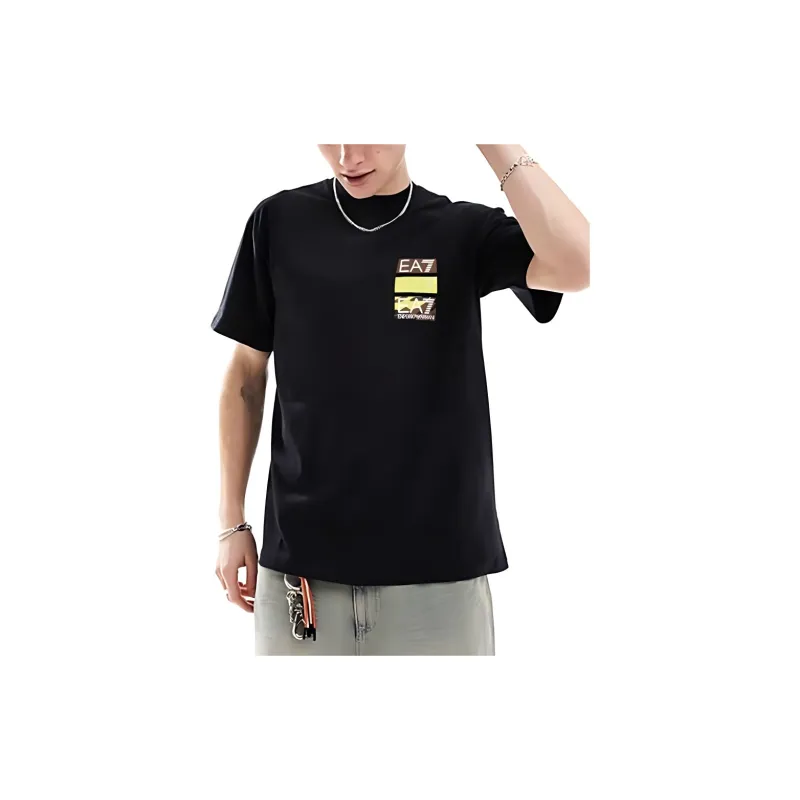EMPORIO ARMANI EA7 T Shirt Men's Black-4
