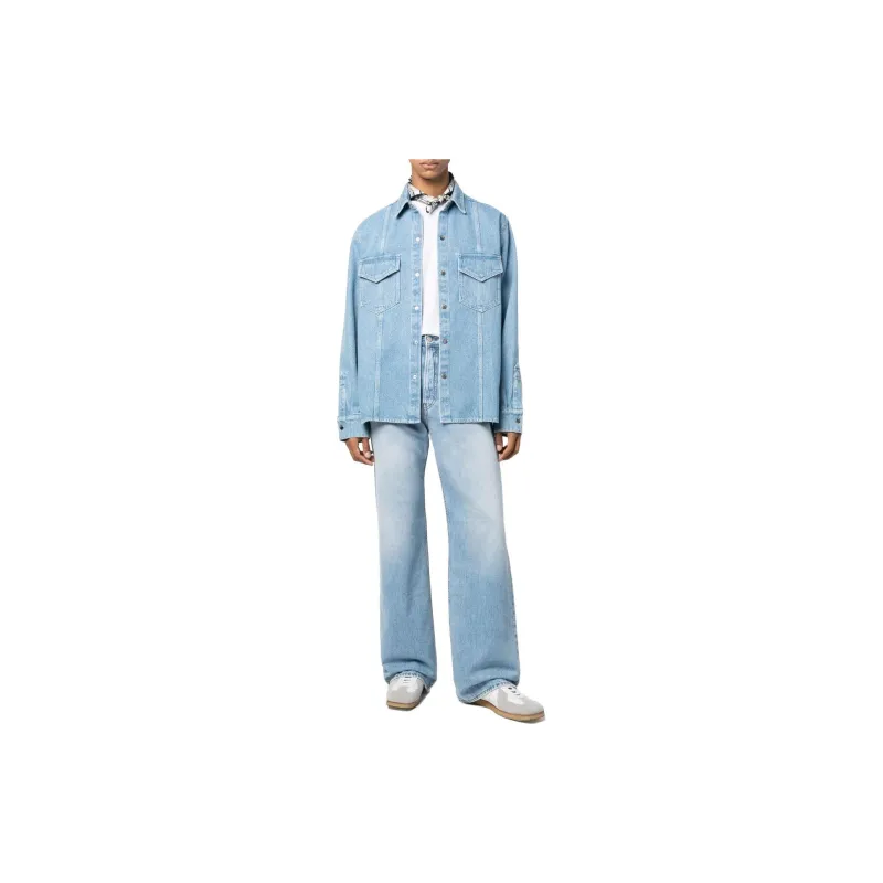 NANUSHKA Button up Denim Shirt-3