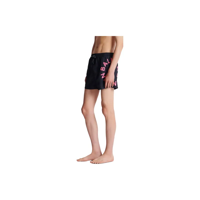 BALMAIN Logo Printed Drawstring Swim Shorts-3