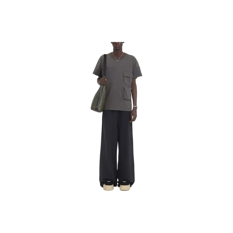 MM6 Maison Margiela Logo Printed Pocket T Shirt-1