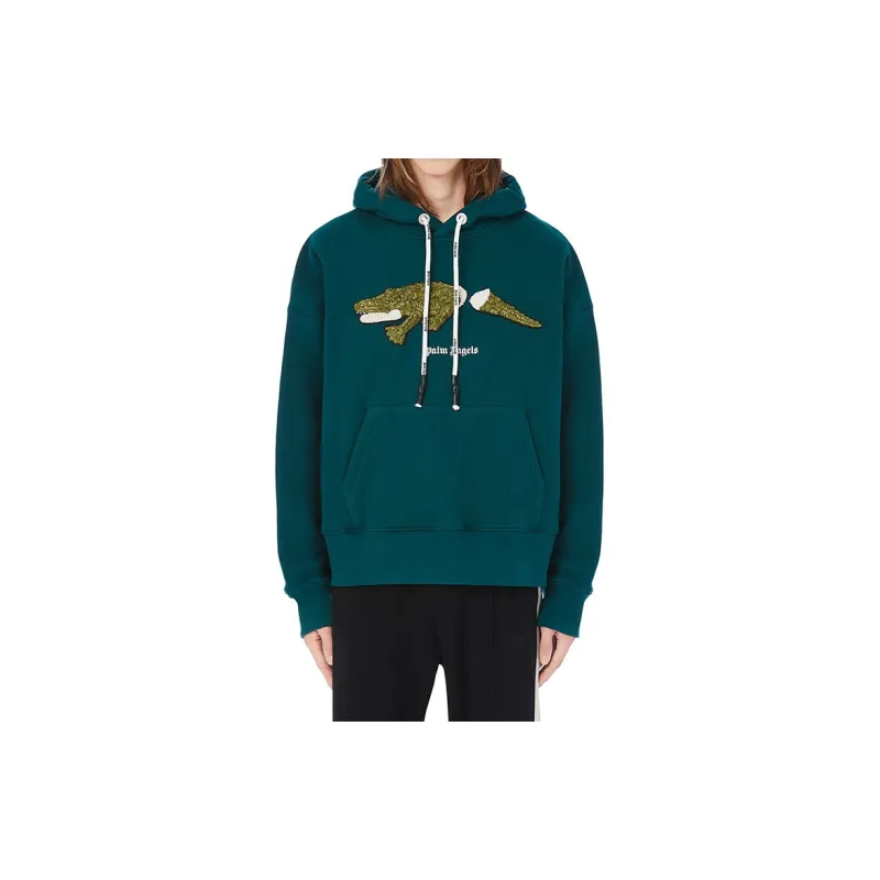 PALM ANGELS Crocodile Hoodie-3