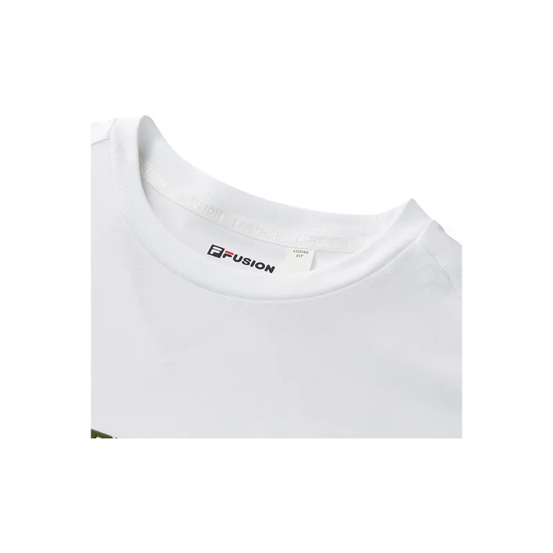 FILA FUSION INLINE URBAN TECH T Shirts Men Standard White-2