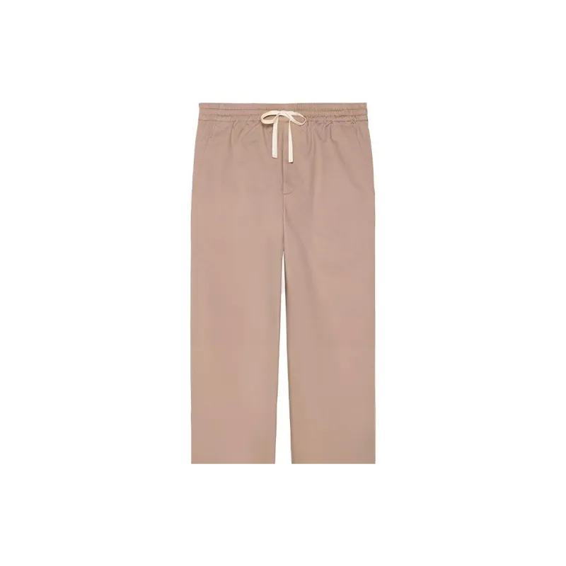 GUCCI Drawstring Twill Pants-4