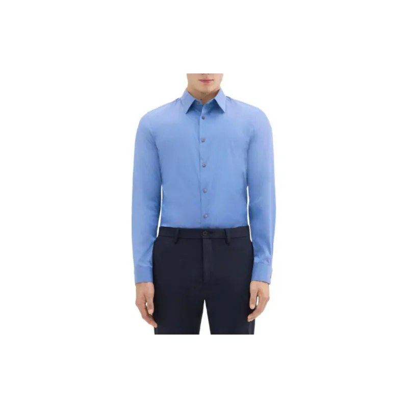 THEORY Shirts Men Powder Blue-1