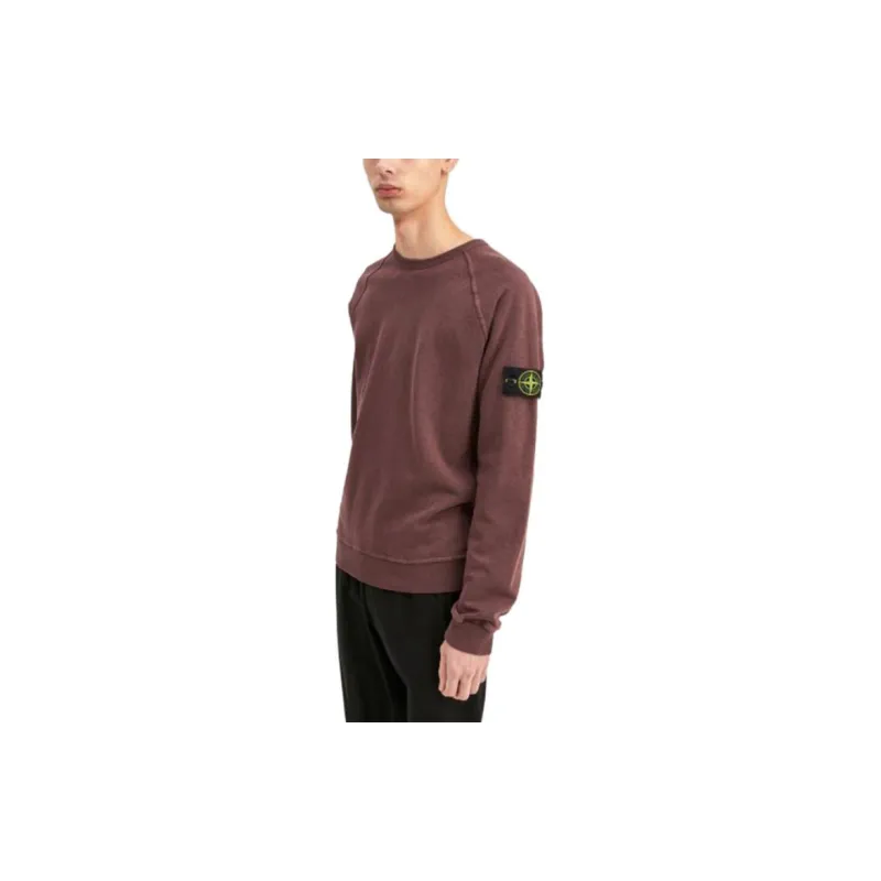 STONE ISLAND SS24 Sweatshirt Men's Burgundy-2