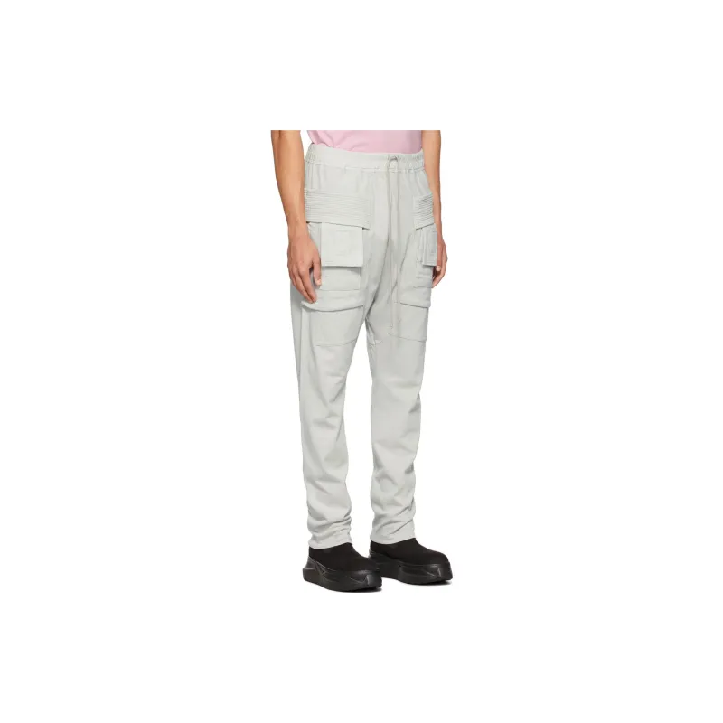 Rick Owens DRKSHDW Cargo Pants Men's Light Gray-2
