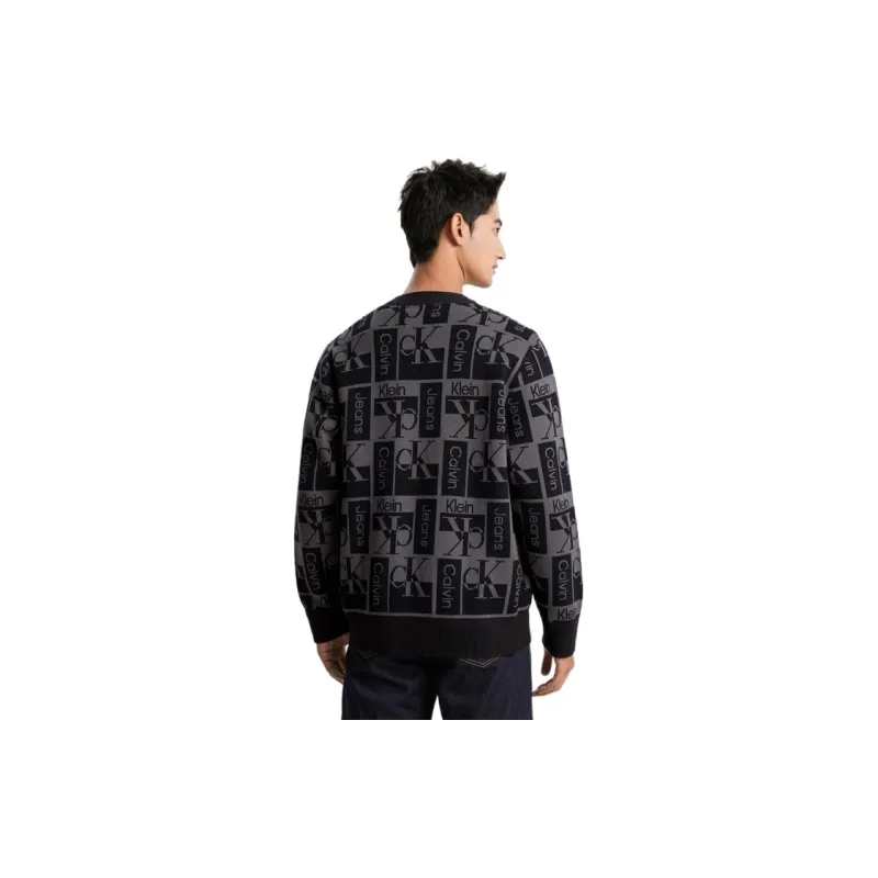 CALVIN KLEIN Knitwear Men's Space Black-3