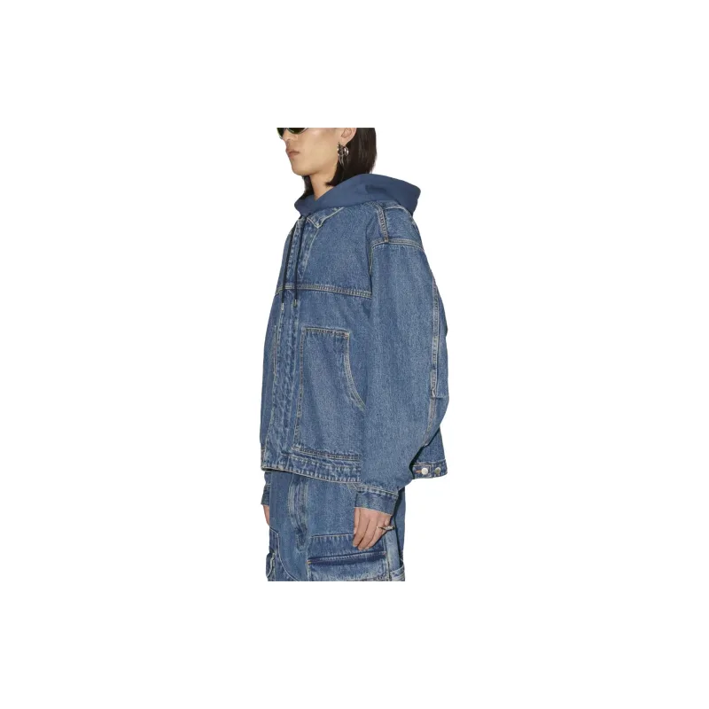 AMBUSH Denim Jackets Men Blue-3