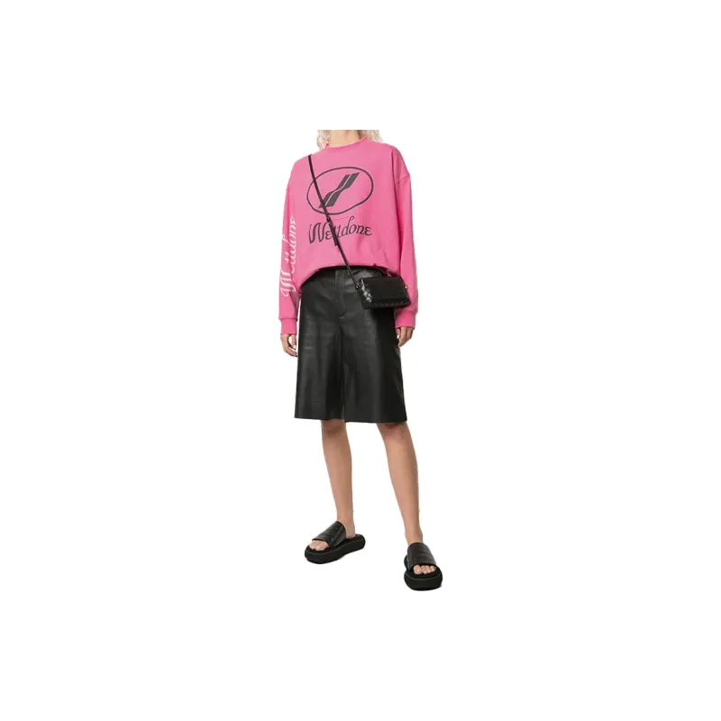WE11DONE Logo Print Crewneck Sweatshirt-2